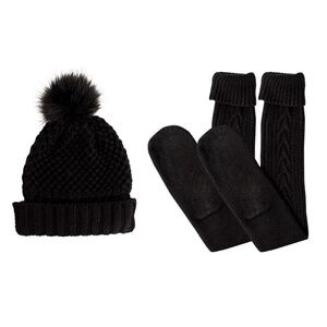 NEW The JetSet Diaries Beanie & Sock Duo Black